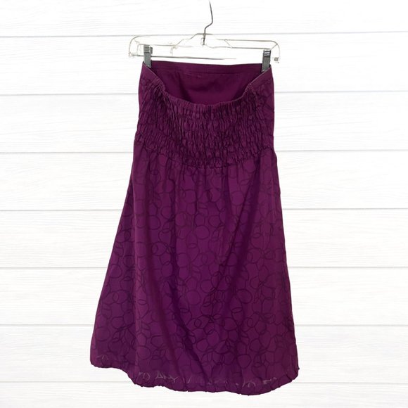 Lole strapless dress in plum - Picture 2 of 4
